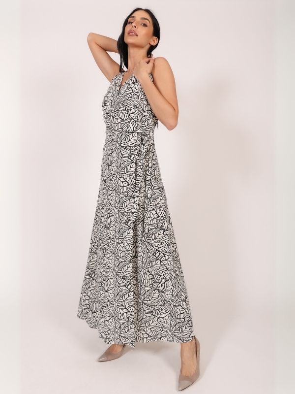 Haljina HH55 dezen crno-beli p2