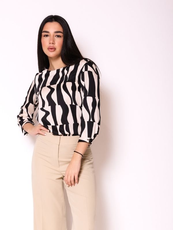 Bluza KB06 bež_crni p2