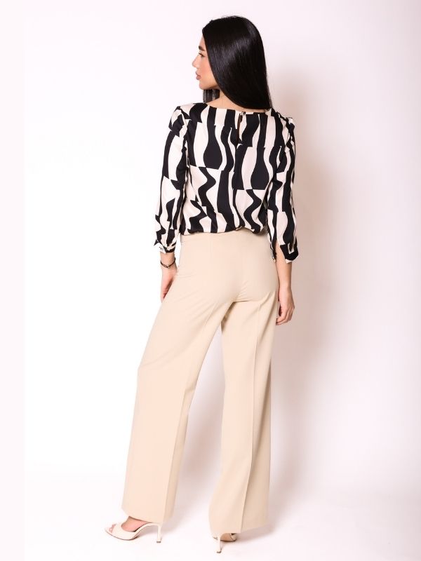 Bluza KB06 bež_crni z