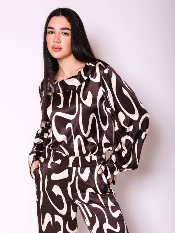 Bluza KB71 braon dezen p2