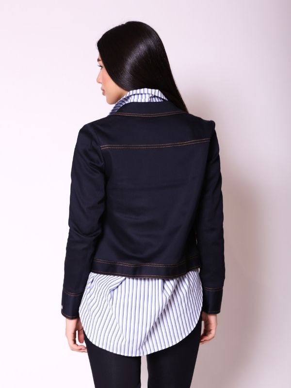 Jakna KJ20 teget jeans z