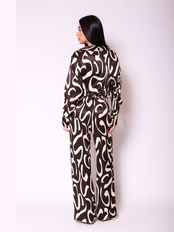 Pantalone KP96 braon dezen z