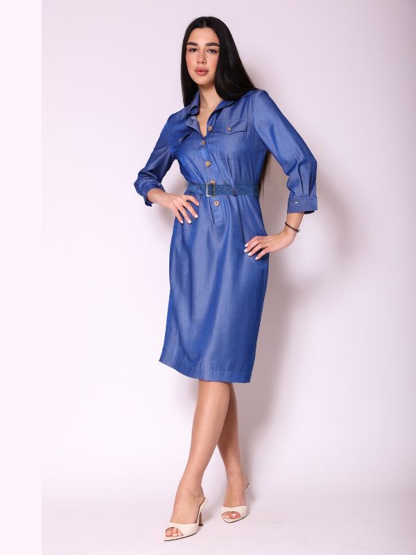 Haljina KH45 braon p1